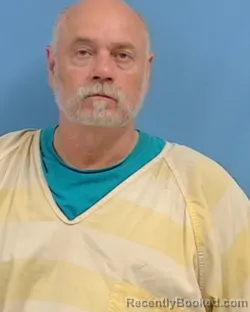 Mugshot of Houston Carmichael booked in White County, Arkansas on July 9, 2026