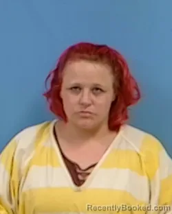 Mugshot of Amber Marie Nicole Lusk booked in White County, Arkansas on April 25, 2026
