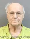 Mugshot of Olin Thomas Hunter booked in Kershaw County, South Carolina on August 24, 2026