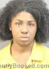 Mugshot of Yasmine Nyeva Singleton booked in Kershaw County, South Carolina on August 24, 2026