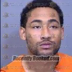 Booking photo from Maricopa County, Arizona