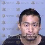 Booking photo from Maricopa County, Arizona