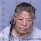 Mugshot of Francelia Cassa booked in Maricopa County, Arizona on March 6, 2026
