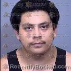 Mugshot of Xavier Jacob Espinoza booked in Maricopa County, Arizona on March 7, 2026