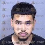 Mugshot of Erick Rivera Canedo booked in Maricopa County, Arizona on March 8, 2026
