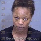 Mugshot of Sharpreace Renee Peace booked in Maricopa County, Arizona on March 8, 2026