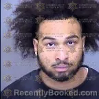 Mugshot of Isaiah Dominik Callahan booked in Maricopa County, Arizona on March 8, 2026