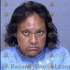 Mugshot of Martina Marie Thomas booked in Maricopa County, Arizona on April 2, 2026