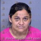 Mugshot of Maira Rosalia Amaya Membreno booked in Maricopa County, Arizona on April 3, 2026