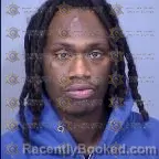 Mugshot of Va'kari Va'kari Sandifer booked in Maricopa County, Arizona on April 3, 2026