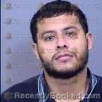 Mugshot of Carlos Andres Plata booked in Maricopa County, Arizona on April 3, 2026