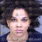 Mugshot of Nevaeh Brandon booked in Maricopa County, Arizona on April 4, 2026