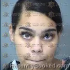 Mugshot of Morgan Aaliyah Michele Alex booked in Maricopa County, Arizona on May 8, 2026