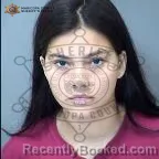 Mugshot of Dulce Manuela Garcia Carrera booked in Maricopa County, Arizona on June 28, 2026