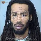 Mugshot of Dejaun Terrell Bynum booked in Maricopa County, Arizona on July 14, 2026