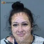 Mugshot of Cherrelle Mone Evans booked in Maricopa County, Arizona on July 17, 2026