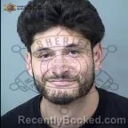Mugshot of Carlos Bustillos booked in Maricopa County, Arizona on July 23, 2026