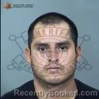 Mugshot of Juan Efrain Vazquez Flores booked in Maricopa County, Arizona on July 27, 2026