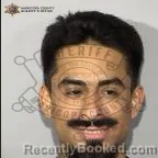 Mugshot of Xavier Steven Mendoza booked in Maricopa County, Arizona on July 27, 2026