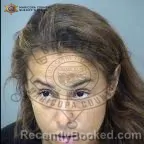 Mugshot of Claudia Cenicero booked in Maricopa County, Arizona on July 29, 2026