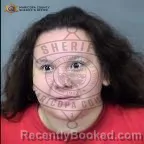 Mugshot of Dolores Valenzuela booked in Maricopa County, Arizona on July 31, 2026