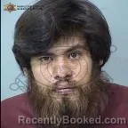 Mugshot of Esgar Adame booked in Maricopa County, Arizona on August 1, 2026