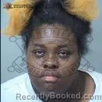 Mugshot of Jeriah Dasia Mooney booked in Maricopa County, Arizona on August 1, 2026