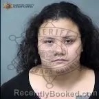 Mugshot of Iliana Vega Rico booked in Maricopa County, Arizona on August 1, 2026