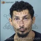 Mugshot of Manuel Antonio Perez booked in Maricopa County, Arizona on August 3, 2026