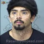 Mugshot of Manlio Manuel Gutierrez Vazquez booked in Maricopa County, Arizona on August 3, 2026