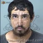 Mugshot of Angel Valentine Garcia booked in Maricopa County, Arizona on August 3, 2026