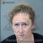 Mugshot of Shanna Elizabeth Strang booked in Maricopa County, Arizona on August 4, 2026