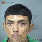 Mugshot of Justin Alexander Gallegos Flores booked in Maricopa County, Arizona on August 4, 2026