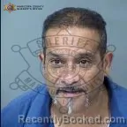 Mugshot of David Valentino Busto booked in Maricopa County, Arizona on August 4, 2026