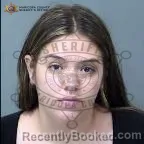 Mugshot of Eva Angelina Pena booked in Maricopa County, Arizona on August 5, 2026