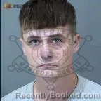 Mugshot of Caden Harvey booked in Maricopa County, Arizona on August 5, 2026