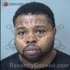 Mugshot of Keondre Simmons booked in Maricopa County, Arizona on August 6, 2026