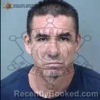 Mugshot of Adan Arreguin Alcaya booked in Maricopa County, Arizona on August 6, 2026