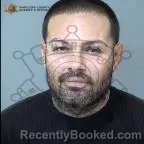 Mugshot of Ray Albert Salazar booked in Maricopa County, Arizona on August 6, 2026