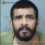 Mugshot of Rey Guzman booked in Maricopa County, Arizona on August 7, 2026