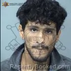 Mugshot of Adrian Sanchez booked in Maricopa County, Arizona on August 7, 2026