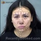 Mugshot of Maria Lynn Red Hawk Perez booked in Maricopa County, Arizona on August 7, 2026