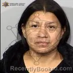 Mugshot of Josaphina Faith Johnson booked in Maricopa County, Arizona on August 7, 2026