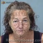 Mugshot of Georgina Rosalie Maya booked in Maricopa County, Arizona on August 8, 2026