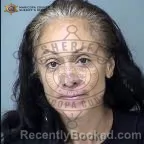Mugshot of Diane Sanchez Alvarado booked in Maricopa County, Arizona on August 8, 2026