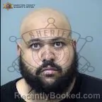 Mugshot of Jaron Scroggins booked in Maricopa County, Arizona on August 8, 2026
