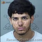 Mugshot of Luis Fernando Armenta Ruiz booked in Maricopa County, Arizona on August 8, 2026