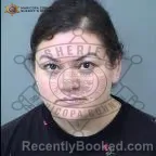 Mugshot of Paola Guadalupe Manzanarez Perez booked in Maricopa County, Arizona on August 8, 2026