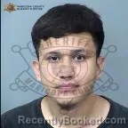 Mugshot of Luis Gustavo Vazquez Garcia booked in Maricopa County, Arizona on August 8, 2026