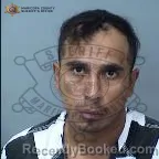 Mugshot of Javier Villanueva Solis booked in Maricopa County, Arizona on August 9, 2026